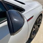 Volkswagen VW Golf 8 MK8 GTI R Rline 2021UP Mirror Covers Replacement Style Carbon Fiber/ABS