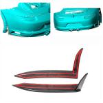 Porsche 911 Carrera 4 GTS 2017 Rear Bumper Splitter Carbon Fiber