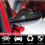 Audi A6 Sline S6 RS6 C7 Sedan Pre-facelift 2012-2016 Mirror Covers Replacement Pair Carbon Fiber