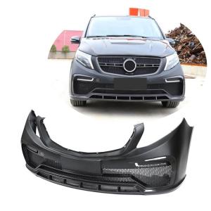 Mercedes Benz V Class W447 Vito 2015-2019 Front Bumper Cover Carbon Fiber