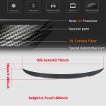 Maserati Ghibli S Q4 2014-2020 Rear Trunk Spoiler Carbon Fiber