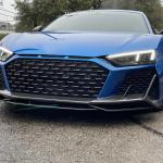 Audi R8 V10 Coupe Spyder Convertible 2Door 2022+ Front Bumper Lip Dry Carbon Fiber