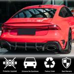 Audi RS7 C8 Sportback 2019-2022 Rear Bumper Vents Dry Carbon Fiber