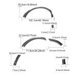 2020–2023 Audi RS Q8 Carbon Fiber Wheel Arch Trims