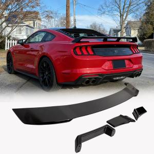 Ford Mustang GT Dark Horse 2024-2025 Rear Trunk Spoiler GLOSSY BLACK ABS