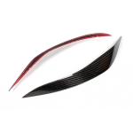 BMW 5 Series F10 Base Sedan Pre-LCI 2010-2013 Headlight Eyebrows Lamp Eyelids Carbon Fiber