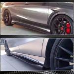 Mercedes Benz W176 (W117) C117 AMG Hatchback 2013-2018 Side Skirts Carbon Fiber