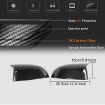 BMW X3 G01 X4 G02 X5 G05 X6 G06 X7 G07 Mirror Covers LHD Replacement Style Carbon Fiber