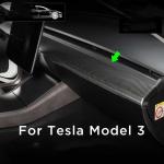 Tesla Model 3 2023 Dashboard Decorative Bright Strip Interior Dry Carbon Fiber