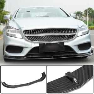 Mercedes Benz (W218) C218 CLS350 CLS400 CLS500 Base 2015-2018 Front Bumper Lip Carbon Fiber