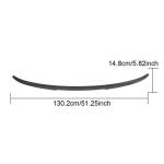 BMW X6 G06 M50i M (Competition) 2019-2023 Rear Trunk Spoiler Dry Carbon Fiber