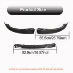 BMW 4 Series G26 420i 430i M Sport M440i 2021-2023 Front Bumper Lip Carbon Fiber