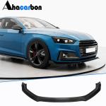 2017–2019 Audi A5 B9 S Line / S5 B9 One-Piece Full-Width Carbon Fiber Front Lip