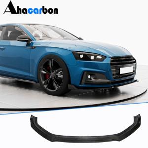 2017–2019 Audi A5 B9 S Line / S5 B9 One-Piece Full-Width Carbon Fiber Front Lip