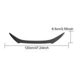Lexus RCF Base Coupe 2-Door 2015-2018 Rear Trunk Spoiler Carbon Fiber