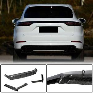 Porsche Cayenne (9Y0/9Y3) 2018-2023 Rear Bumper Diffuser Lip Carbon Fiber