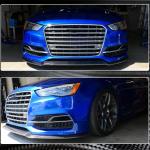 Audi S3 A3 Sline 8V Sedan Pre-facelift 2014-2016 Front Bumper Lip Carbon Fiber