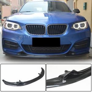 BMW 2 Series F22 F23 M Sport 2014-2019 Front Bumper Lip Carbon Fiber