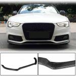 Audi S5 A5 Sline B8.5 Facelift 2012-2016 Front Bumper Lip Carbon Fiber