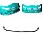 Mercedes Benz A Class (W177) V177 Sport A200 A250 Sport 2019UP Front Bumper Lip Carbon Fiber