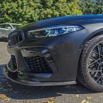 BMW F91 F92 F93 M8 2019-2022 Front Bumper Lip Dry Carbon Fiber