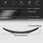 Audi A5 (Quattro) Sline S5 B9 Coupe 2017-2020 Rear Trunk Spoiler Carbon Fiber