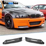 BMW 3 Series E46 M3 2000-2006 Front Bumper Splitters Carbon Fiber
