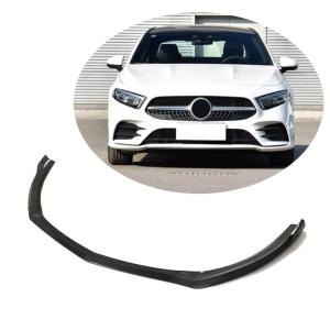 Mercedes Benz A Class (W177) V177 Sport A200 A250 Sport 2019UP Front Bumper Lip Carbon Fiber