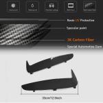 For BMW X6 F16 Carbon Fiber Side Air Duct Intake Vent Fender Trims