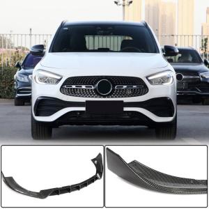 Mercedes Benz GLA Class H247 Sport GLA35 GLA45 2020UP Front Bumper Lip Carbon Fiber