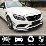 Mercedes Benz W205 C63 (S) AMG Pre-facelift 2015-2019 Front Bumper Lip Carbon Fiber