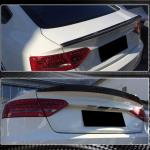 Audi A5 Sline S5 B8 B8.5 Sportback 2009-2016 Rear Trunk Spoiler Carbon Fiber