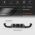 BMW 2 Series F87 M2 M2C 2016-2020 Rear Bumper Diffuser Carbon Fiber