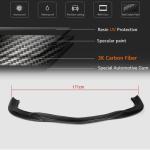 Mercedes Benz W204 C63 AMG Pre-facelift 2008-2011 Front Bumper Lip Carbon Fiber