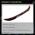 BMW 3 Series F30 F35 2012-2019 Rear Trunk Spoiler Dry Carbon Fiber