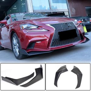 Lexus IS250 IS350 F Sport 2013-2015 Front Bumper Splitters Carbon Fiber