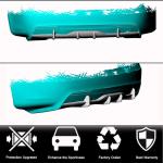 Tesla Model S Plaid 2021-2024 Rear Bumper Diffuser Lip Carbon Fiber