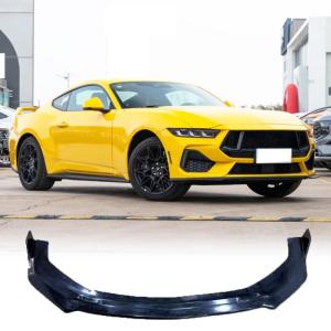 Front Bumper Lip Fits for Ford Mustang Coupe Dark Horse/Dark Horse Premium/EcoBoost/GT 2024-2025 for Mustang Convertible EcoBoost/GT Front Chin Spoiler Splitter Protector PU Factory Outlet