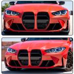 Front Bumper Grill Kidney Grille for BMW G80 M3 G82 G83 M4 2021-2025 Gloss Black Grille Replacement Style