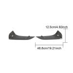 Toyota Supra GR A90 A91 2020-2024 Carbon Fiber Front Bumper Lower Garnish Cover