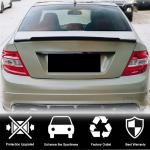 Mercedes Benz C Class W204 2007-2014 Rear Trunk Spoiler Carbon Fiber