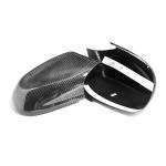 For BMW 1 Series E81 E87 E82 E88 2-Door 3-Door 5-Door LCI 2009-2013 Carbon Fiber Side Rearview Mirror Cover Caps Pair