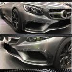 Mercedes Benz C217 S500 S550 Sport 2015-2017 Carbon Fiber Front Bumper Vents