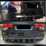 BMW 5 Series F10 M Sport 2012-2016 Rear Bumper Diffuser Carbon Fiber