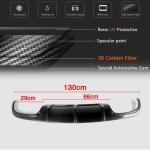 Mercedes Benz W204 C63 AMG Pre-facelift 2008-2011 Rear Bumper Diffuser Carbon Fiber