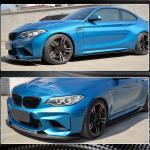 BMW 2 Series F87 M2 Coupe 2016-2020 Front Bumper Lip Carbon Fiber/FRP