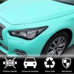 Infiniti Q50 2014-2017 Headlight Eyebrows Lamp Eyelids Carbon Fiber