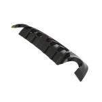 Infiniti Q50 2018-2023 Rear Bumper Diffuser With LED Brake Light Glossy Black ABS
