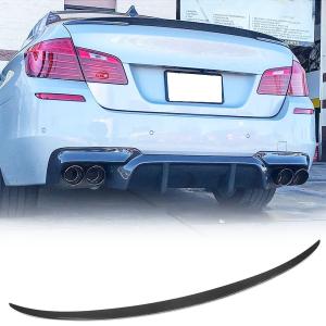 F10 Carbon Fiber Trunk Spoiler Compatible with BMW 5 Series F10 2011-2016 520i 528i 530i 535i M Sport M-Tech M5 Car Rear Boot Lid Highkick Wing Lip Factory Outlet