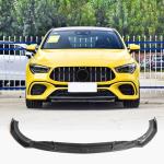Mercedes Benz CLA45 AMG Sedan 4-Door 2020+ Front Bumper Lip Carbon Fiber